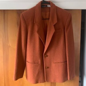orange blazer